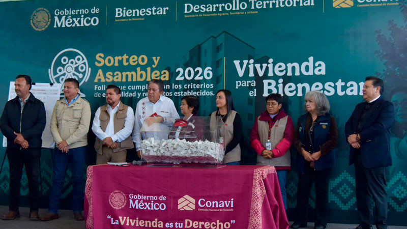 Asignan 448 viviendas del bienestar a personas no derechohabientes en Pátzcuaro 