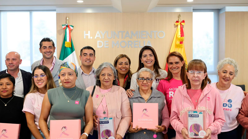 Gobierno de Morelia alcanza mil apoyos oncológicos para mujeres con cáncer de mama 