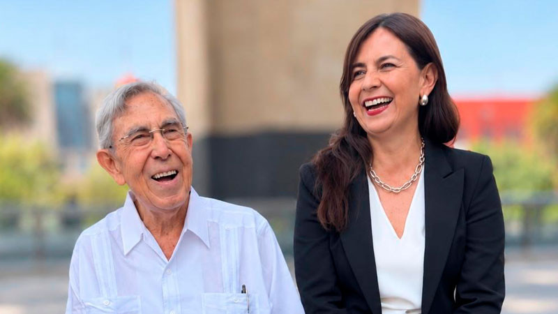 Cuauhtémoc Cárdenas, referente de democracia: Gaby Molina 