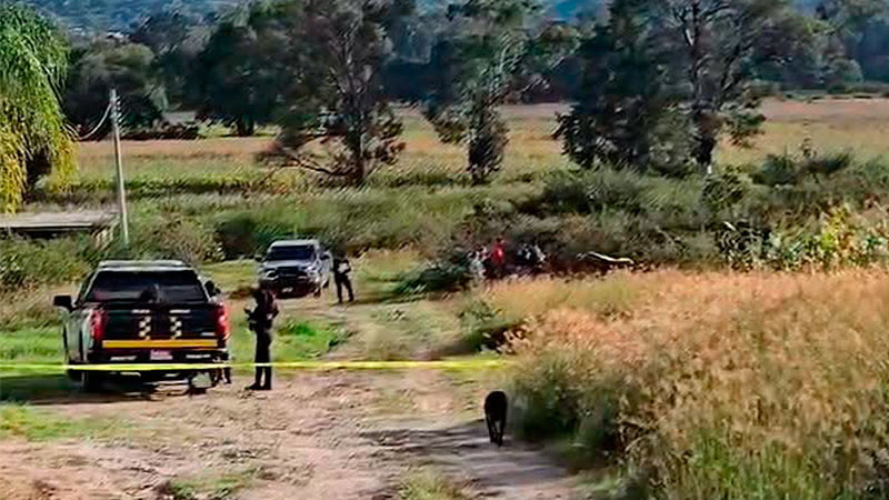 Ultiman a tiros a un hombre en Lomas de San Juanito Itzícuaro de Morelia, Michoacán 