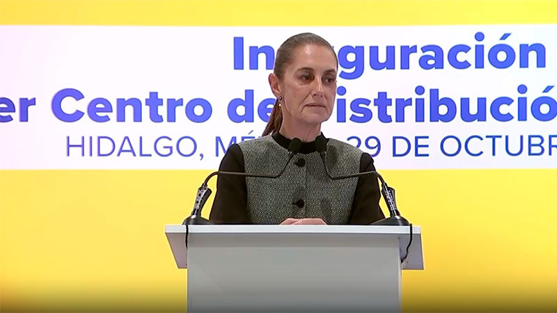 Sheinbaum inaugura centro robótico de Mercado Libre en Hidalgo con inversión superior a 600 mdd 