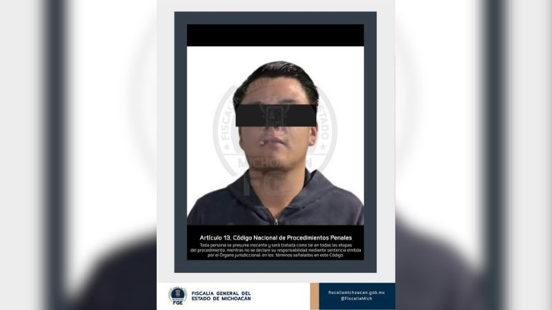 Detienen en Guanajuato al presunto responsable del feminicidio de una joven ocurrido en Charo, Michoacán  