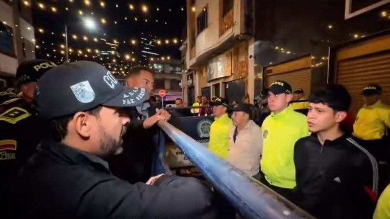 De La Espriella encara a delincuente durante operativo con 172 detenidos en Bogotá 