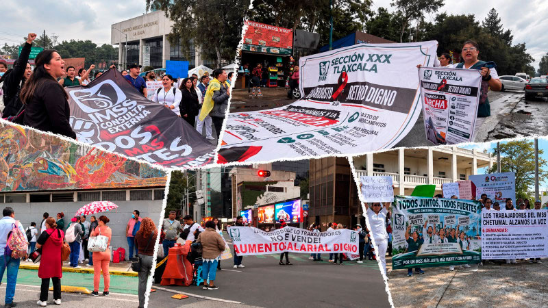Trabajadores del IMSS preparan nueva megamarcha en CDMX 