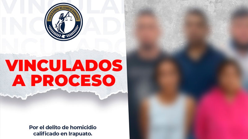 Vinculan a proceso a cinco personas por homicidio y desmembramiento de una víctima en Irapuato 
