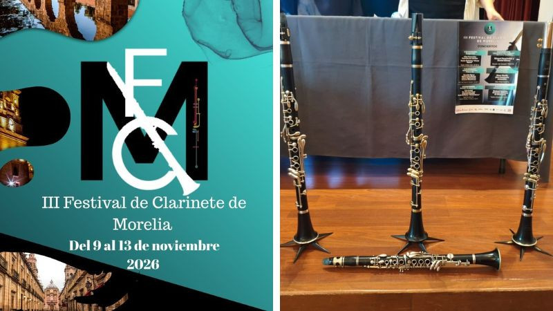 Llega a Morelia el tercer Festival de Clarinete con más de 150 artistas 