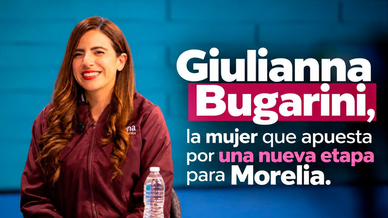 Giulianna Bugarini apuesta por una nueva etapa para Morelia, con atención a las colonias olvidadas 