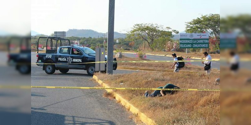 Hallan cadáver baleado en Zihuatanejo, Guerrero 