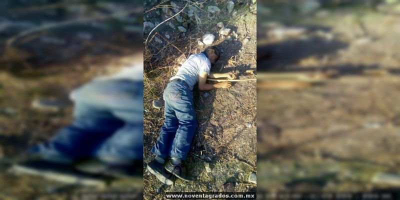 Identifican cadáver de un hombre secuestrado y asesinado a balazos en Apatzingán 