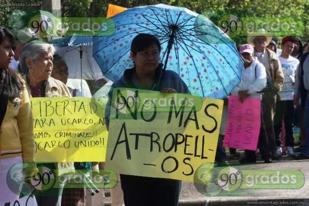 Habitantes de Ucareo, Michoacán, se dirigen a la ciudad de Morelia; exigen liberación de detenidos - Foto 2 