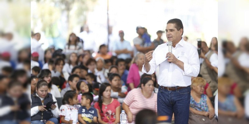 En Michoacán, Gobierno sensible a necesidades de los más desprotegidos: Silvano Aureoles 