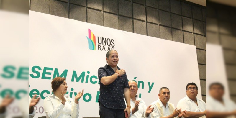 Designan a Jeovana Alcántar presidenta estatal de la Red de Mujeres en Michoacán y secretaria de Atención a Migrantes de la COPASEM 