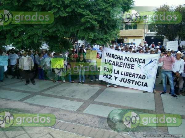 Se manifiestan habitantes de Ucareo a las afueras del Palacio de Justicia de Michoacán - Foto 3 