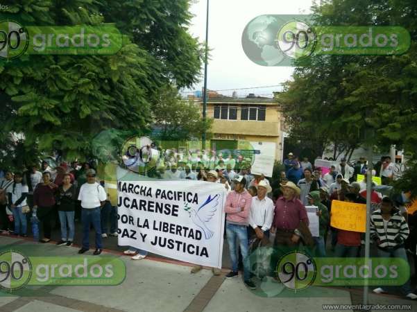 Se manifiestan habitantes de Ucareo a las afueras del Palacio de Justicia de Michoacán - Foto 4 