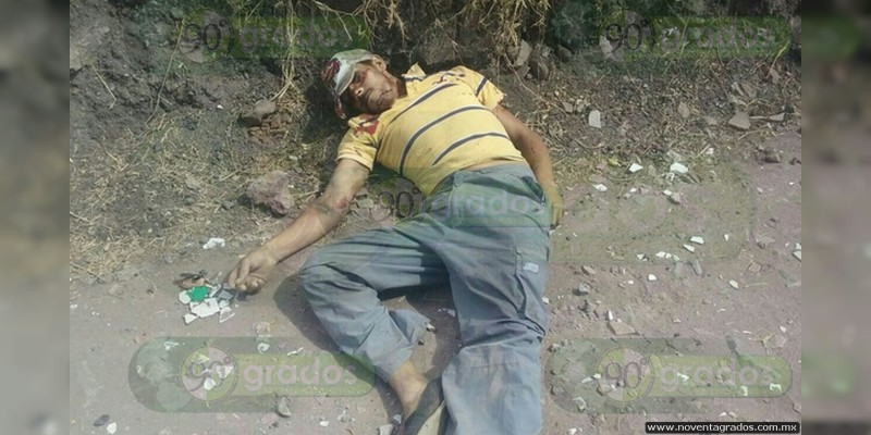Hallan cadáver baleado de un desconocido en Sahuayo - Foto 1 