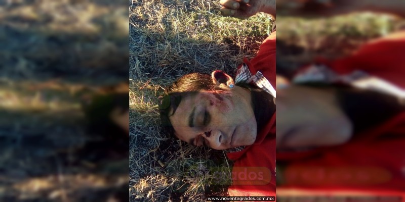 Sin vida y con marcas de bala, hallan a un joven en Sahuayo 