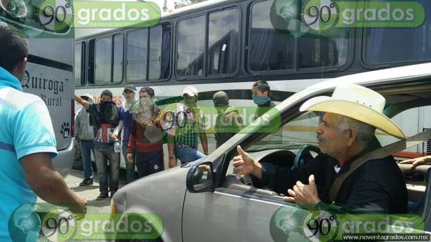 Normalistas liberan salida a Pátzcuaro tras diálogo con la autoridad - Foto 3 