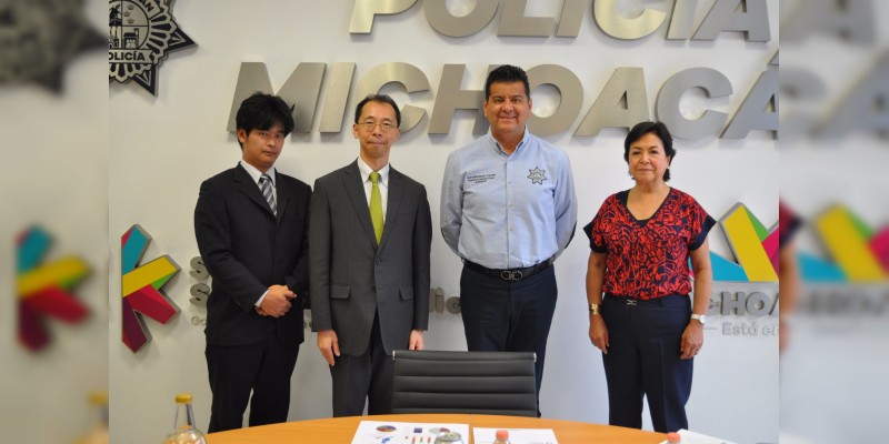 Acuerdan SSP Michoacán y Embajada de Japón lazos de comunicación en materia de seguridad - Foto 0 