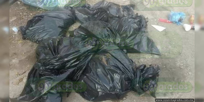 Abandonan bolsas con restos humanos en Chilpancingo 