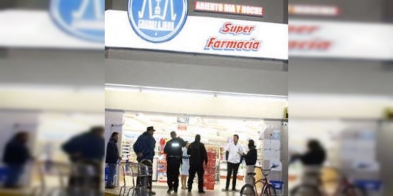 Y siguen los robos en Morelia: Atracan farmacia en la avenida Madero Poniente 