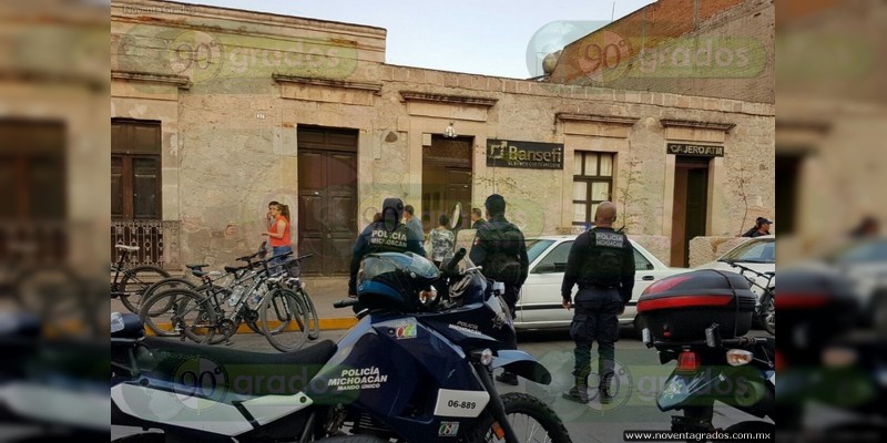 Asaltan banco en pleno Centro Histórico de Morelia, se llevan medio ...