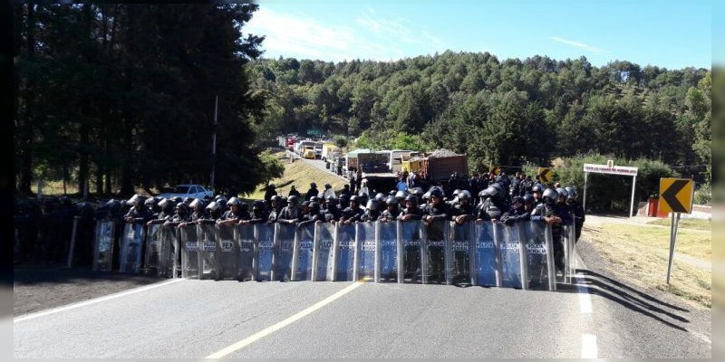 Muere policía que resultó herido en Arantepacua 
