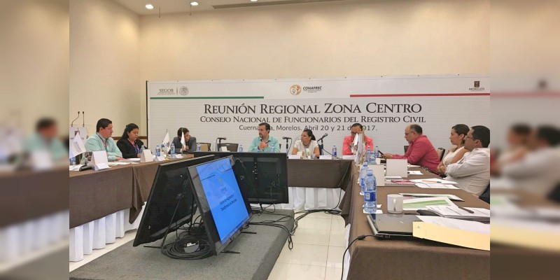 Será Michoacán sede de reunión regional de funcionarios del Registro Civil en 2018 