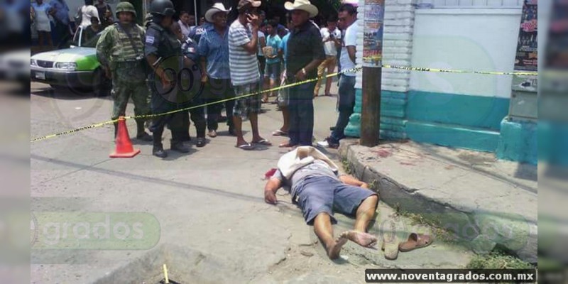 Asesinan a escolta de exalcalde y delegado de la Segob en Coyuca de Benítez, Guerrero 
