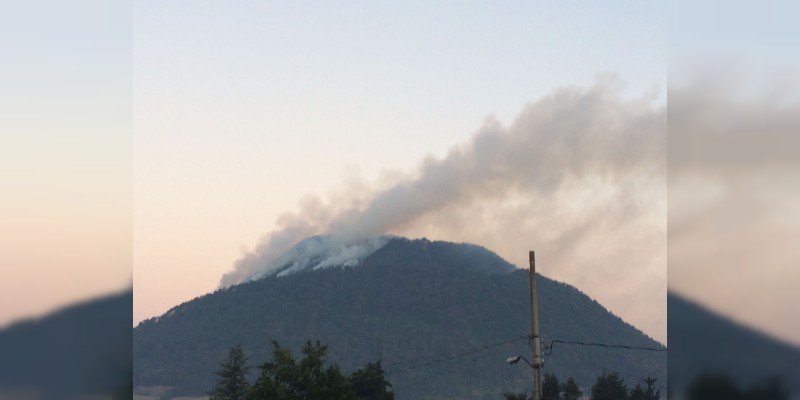Ocampo: Se registra incendio en el Cerro Camacho por segunda vez en una semana 