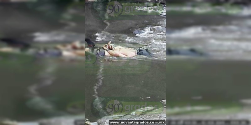 Localizan cadáver maniatado y torturado en río en Ixtlán, Michoacán 