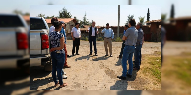 Compromete SCOP rehabilitación de camino en Tzintzuntzan  