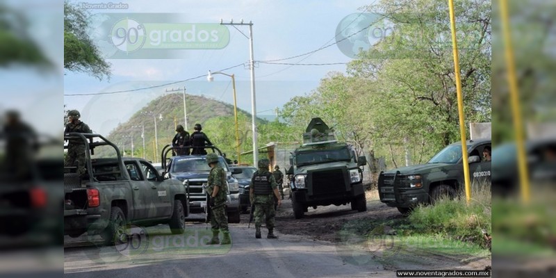 Enfrentamientos armados en Apatzingán dejan un muerto - Foto 0 