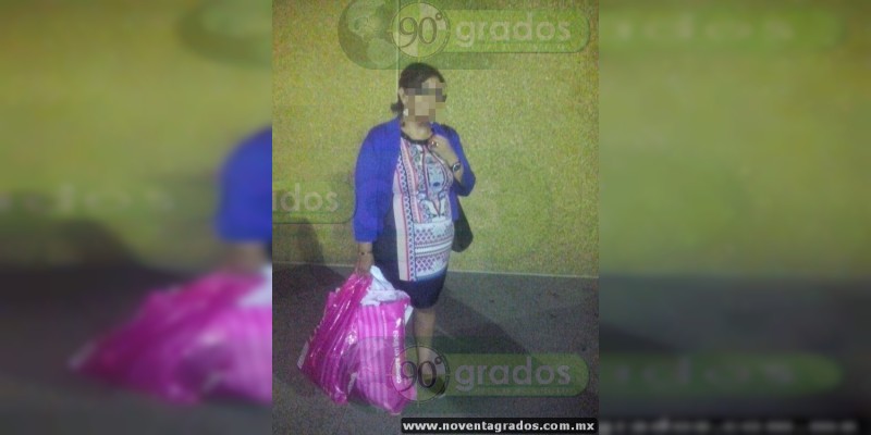 Detienen a mujer que presuntamente trató de robar 18 mil pesos en ropa en Morelia 