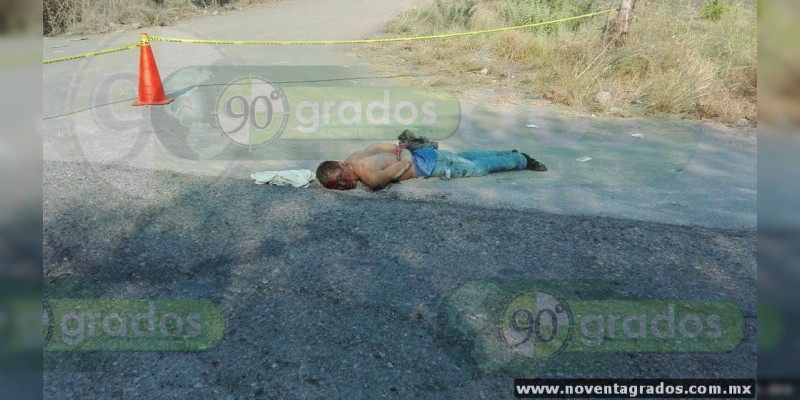 Maniatado y baleado hallan cadáver en Múgica, Michoacán - Foto 0 