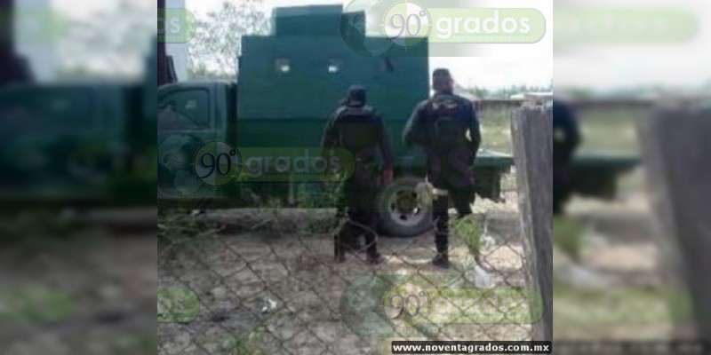 Aseguran camioneta blindada de manera artesanal en Camargo, Tamaulipas - Foto 1 