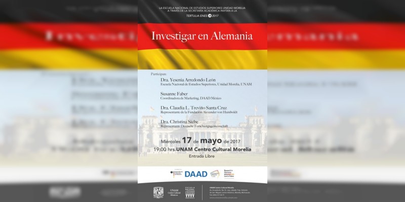 Año dual Alemania-México como tema principal de la Tertulia ENES  