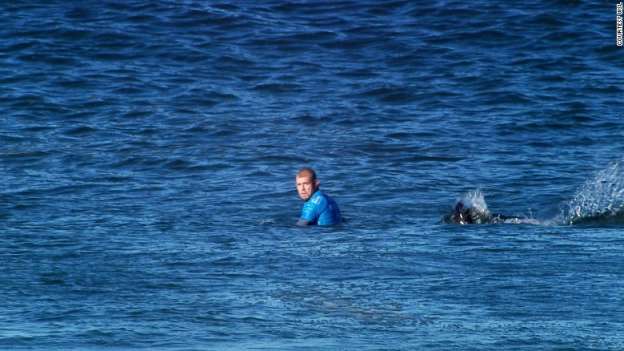 #VIDEO Tiburón ataca a surfista profesional en pleno evento, en Sudáfrica  - Foto 1 