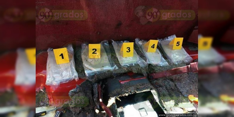 Incautan más de un kilo de heroína en San Lucas, Michoacán, hay un detenido 
