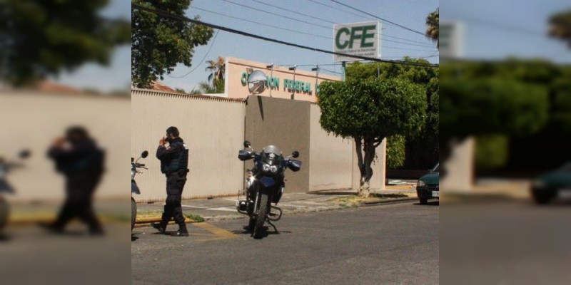 Asaltan CFE en Uruapan, hay una herida 