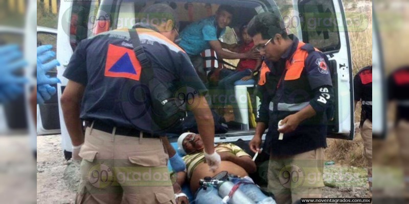 Trabajador cae de un segundo piso, en Tarímbaro 
