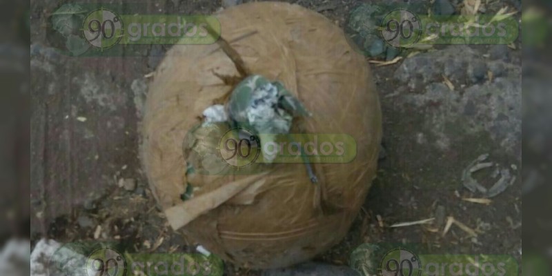 Hallan tirado explosivo casero en Zacapu  - Foto 0 