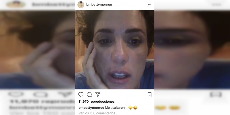 Con pistola en mano asaltan a Betty Monroe 