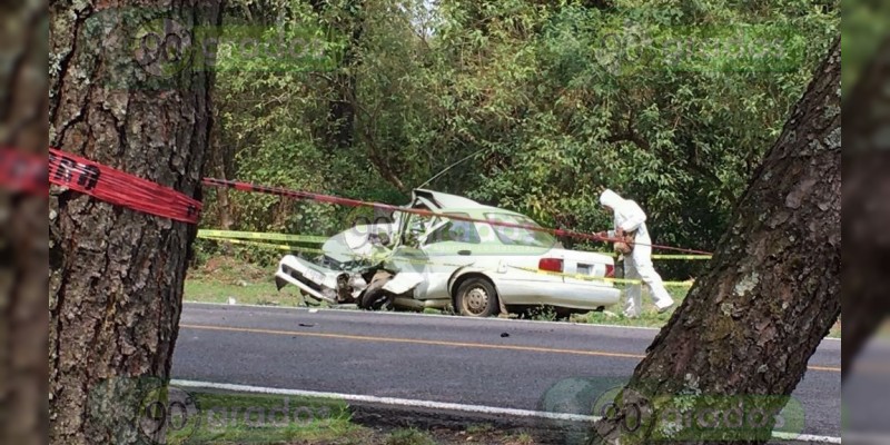Uruapan: Muere en accidente vehicular - Foto 1 