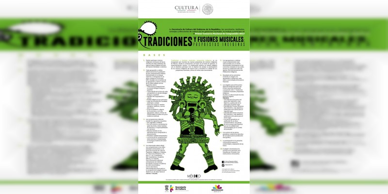 Convocan a indígenas a participar en el Primer Concurso Nacional de Composición - Foto 1 