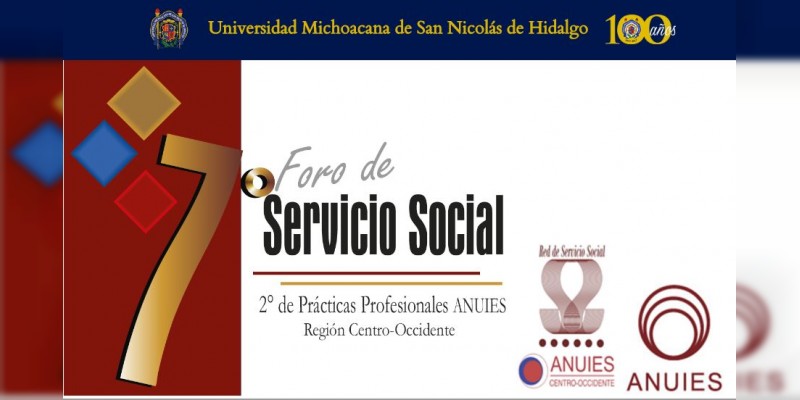 UMSNH, sede del 7° Foro de Servicio Social de la ANUIES-RCO 
