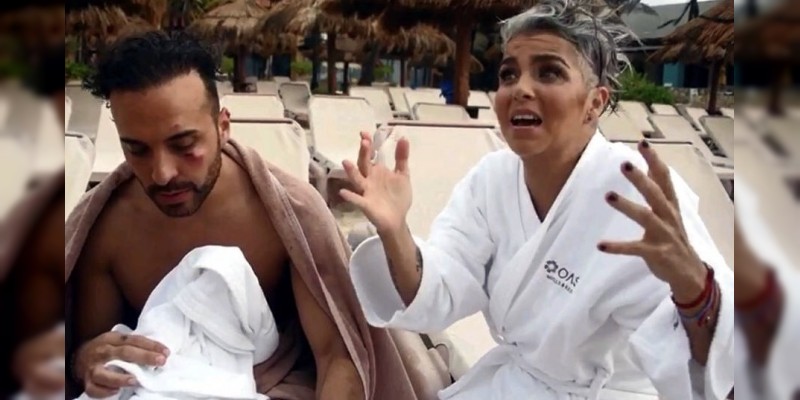 Kabah se accidenta y su lancha queda volteada en el mar 