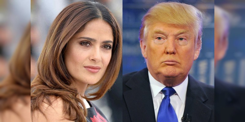 Donald Trump le pidió una cita romántica a Salma Hayek 