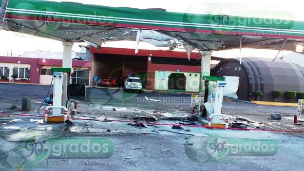PGJ Michoacán investiga atentados contra gasolineras y negocios en Nueva Italia 