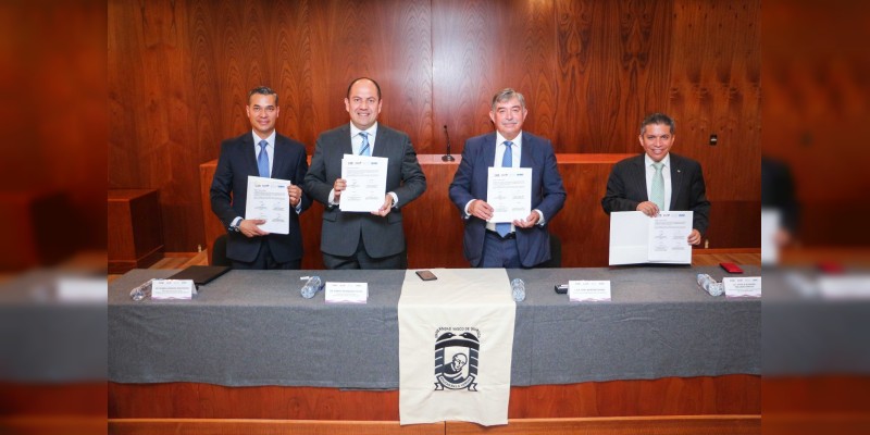 UVAQ, IEM, TEEM, INE, signan convenio de colaboración y coordinación 