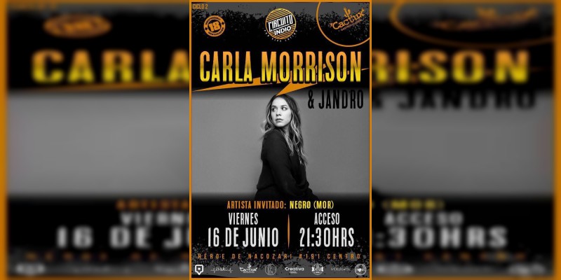 El ciclo 2 del Circuito Indio ya tiene su primer Sold Out con Carla Morrison   - Foto 0 